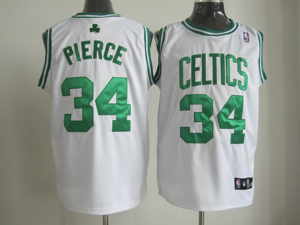 NBA Kids Boston Celtics 34 Paul Pierce Authentic White Youth Jersey